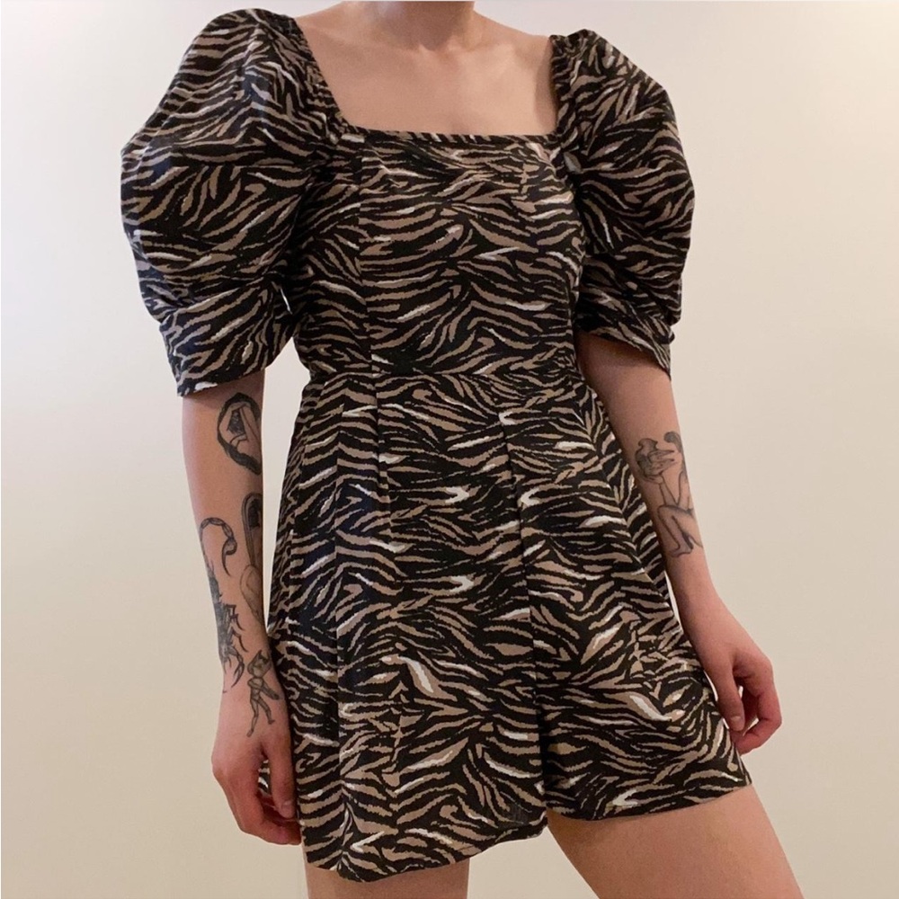 ASOS Collusion Animal Print Romper